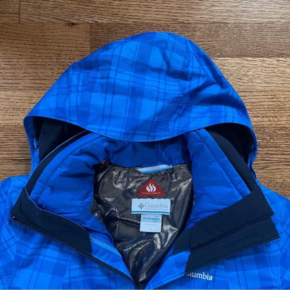 Columbia Womens Whirlibird Interchange Jacket (Harbor Blue Plaid) - Picture 2 of 7